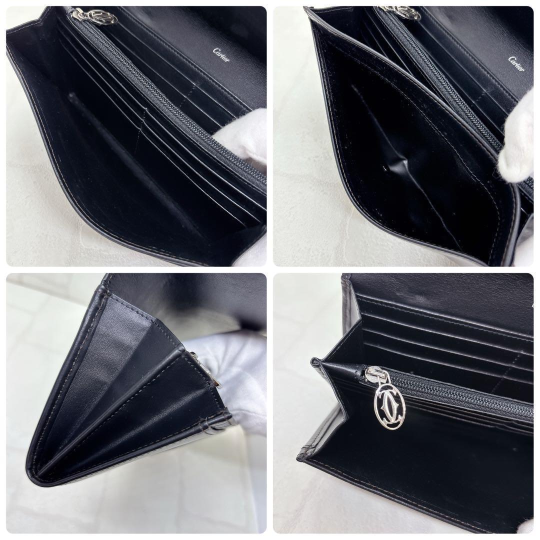 箱付✨ Cartier カルティエ 長財布 ハッピーバースデー 美品 型押し 黒
