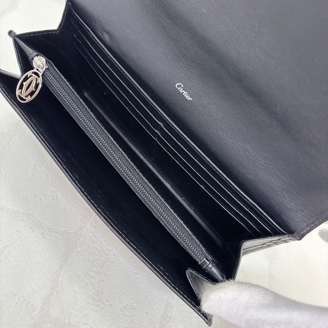 箱付✨ Cartier カルティエ 長財布 ハッピーバースデー 美品 型押し 黒