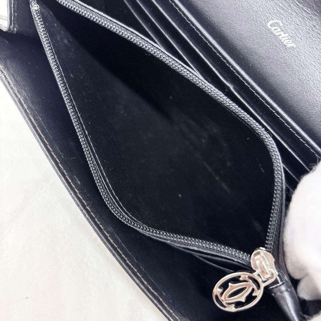 箱付✨ Cartier カルティエ 長財布 ハッピーバースデー 美品 型押し 黒