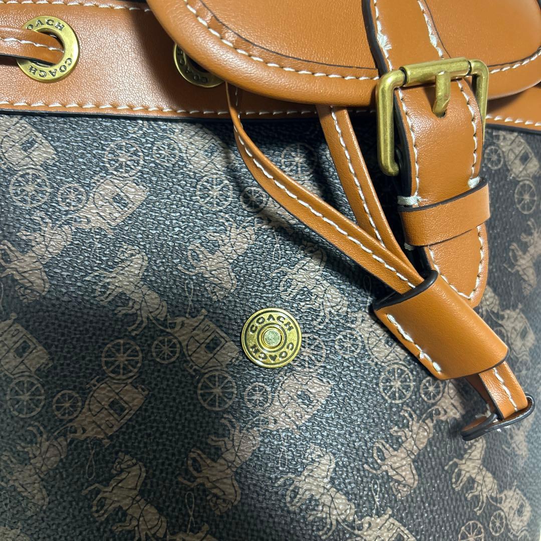 COACHブラウン バックパック