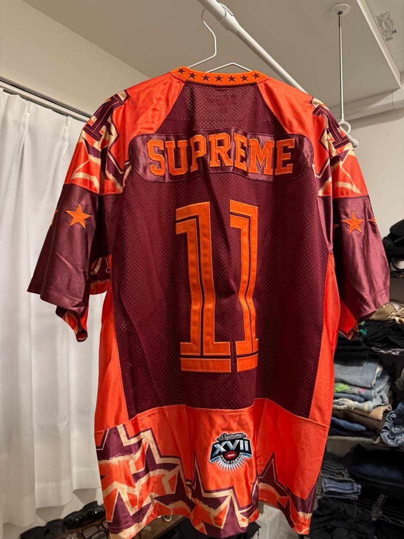 Supreme アメリカンフットボールシャツ L