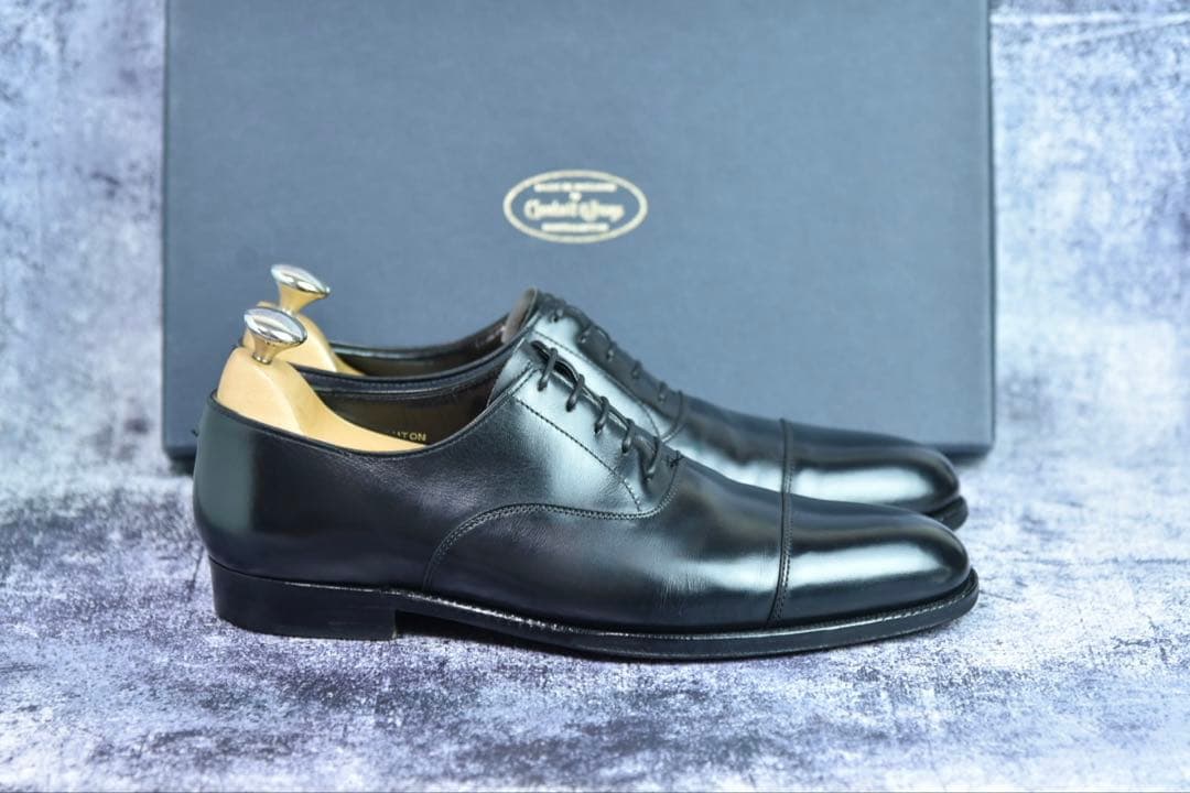 クロケット&ジョーンズ　ブルトン　5.5D　黒　349ラスト　ハンドグレード