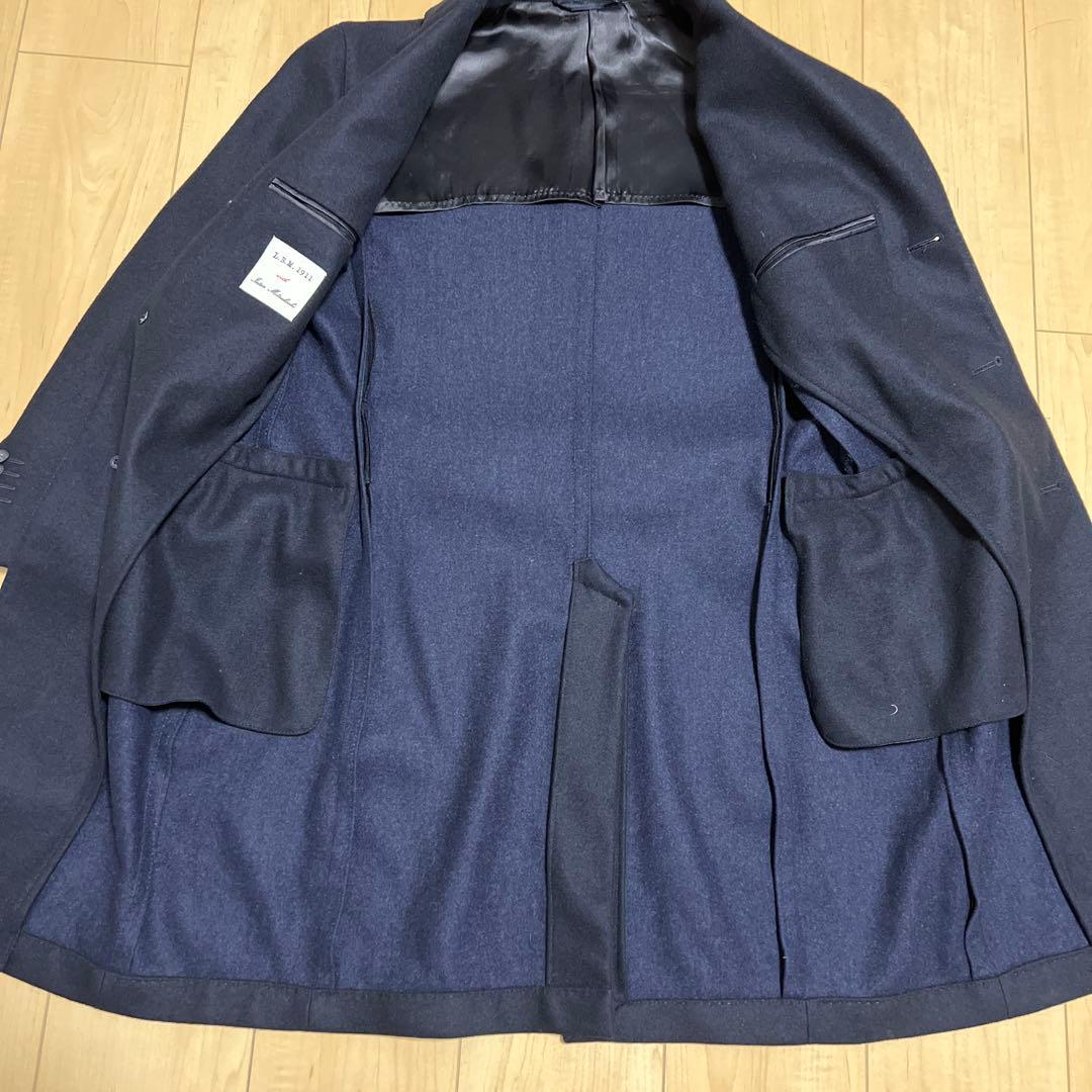 【美品】L.B.M. 1911 チェスターコート ネイビー 42サイズ