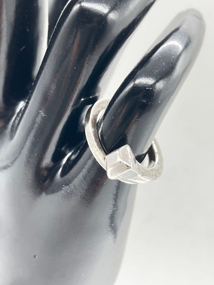 希少品】オールドグッチ GUCCI 釘モチーフ スネークリング ネイル 925