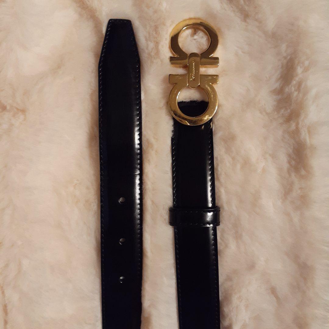 Salvatore Ferragamo フェラガモ ガンチーニ ベルト ゴールド