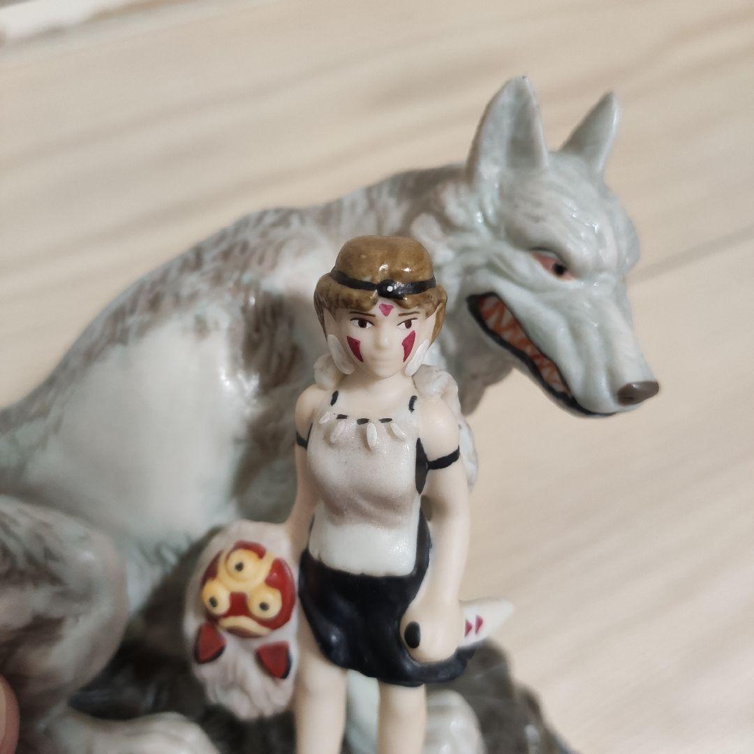 もののけ姫　サンとモロ　オルゴール　置物　レア