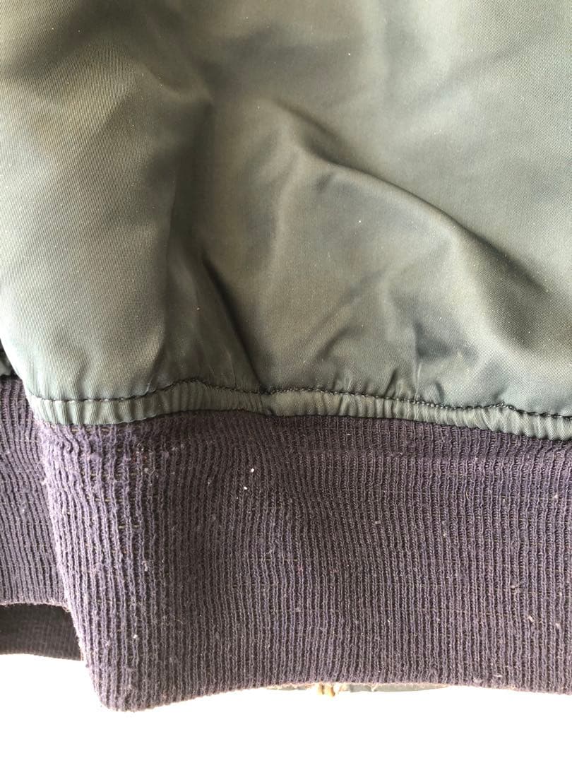 ALPHA 90s アメリカ製 MA-1 ネイビー キムタク