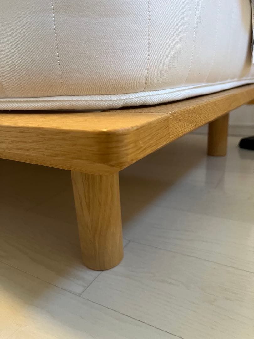 Kenji様 無印良品 シングルベッドフレーム オーク材 幅103cm