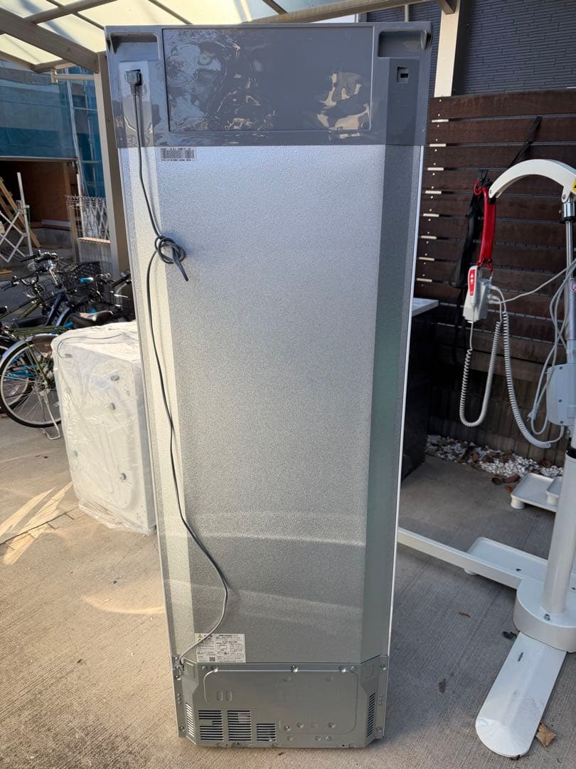 SHARP 5ドア冷蔵庫 SJ-GW41F-W 412L どっちでもドア