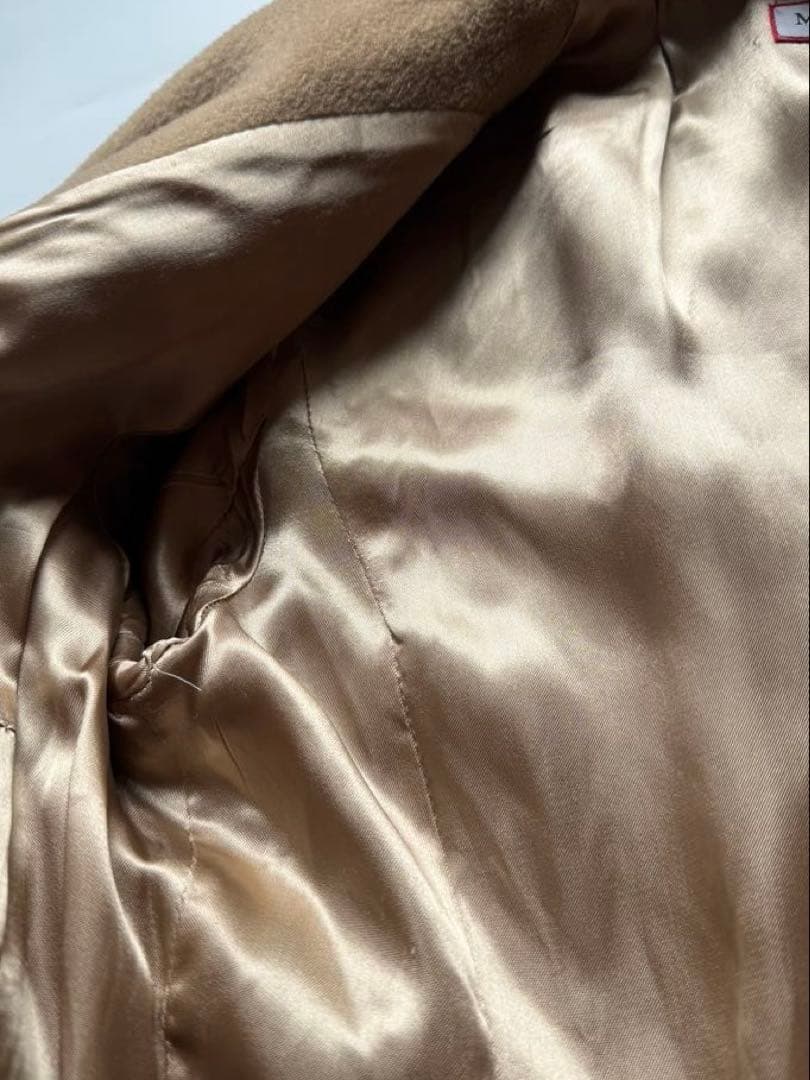 【美品】マックスマーラ Max&co 上品 高級 ベルテッドロングコート 40