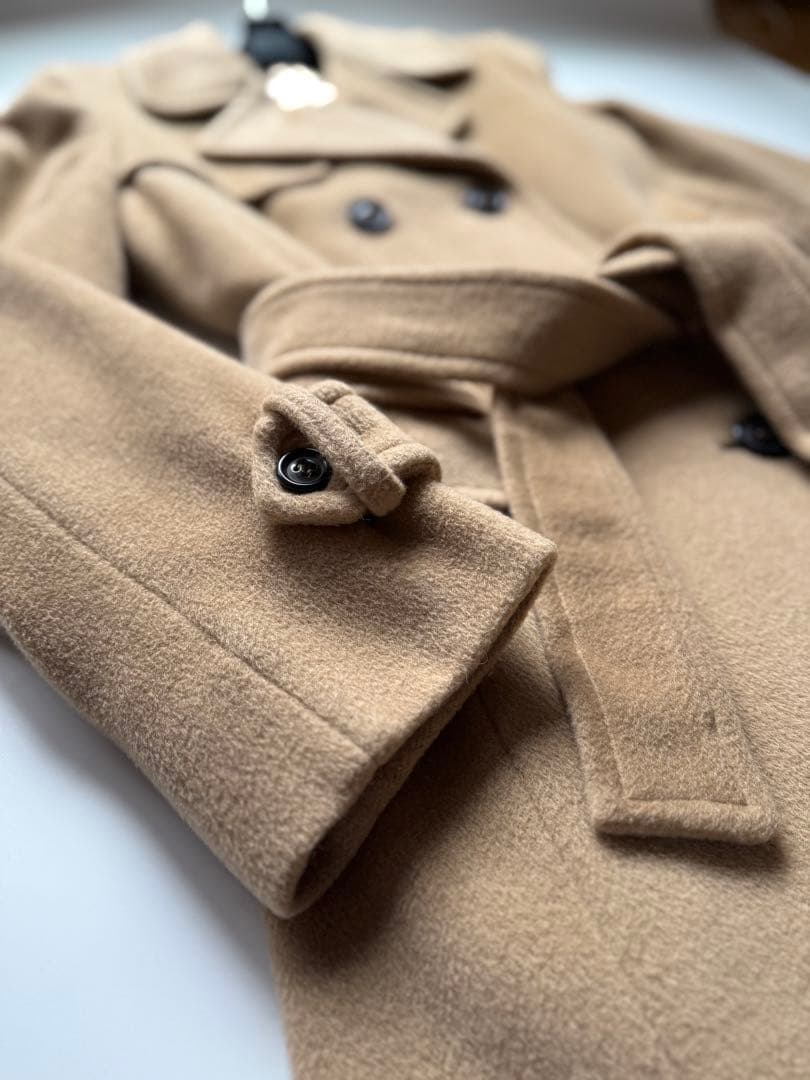 【美品】マックスマーラ Max&co 上品 高級 ベルテッドロングコート 40