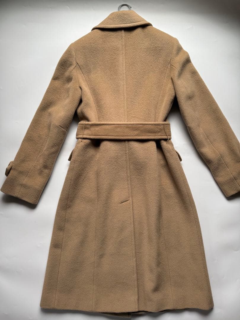 【美品】マックスマーラ Max&co 上品 高級 ベルテッドロングコート 40