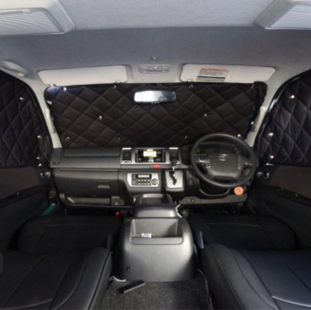 ☆値下げ☆Aizu ハイエース6型〜 マルチシェード　フロント・リアセット　美品