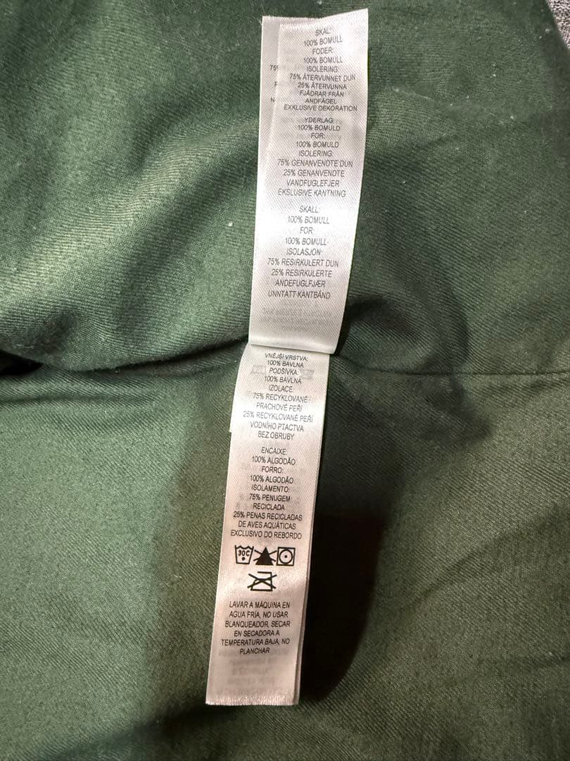 Patagonia ベージュ ダウンジャケット フード付き