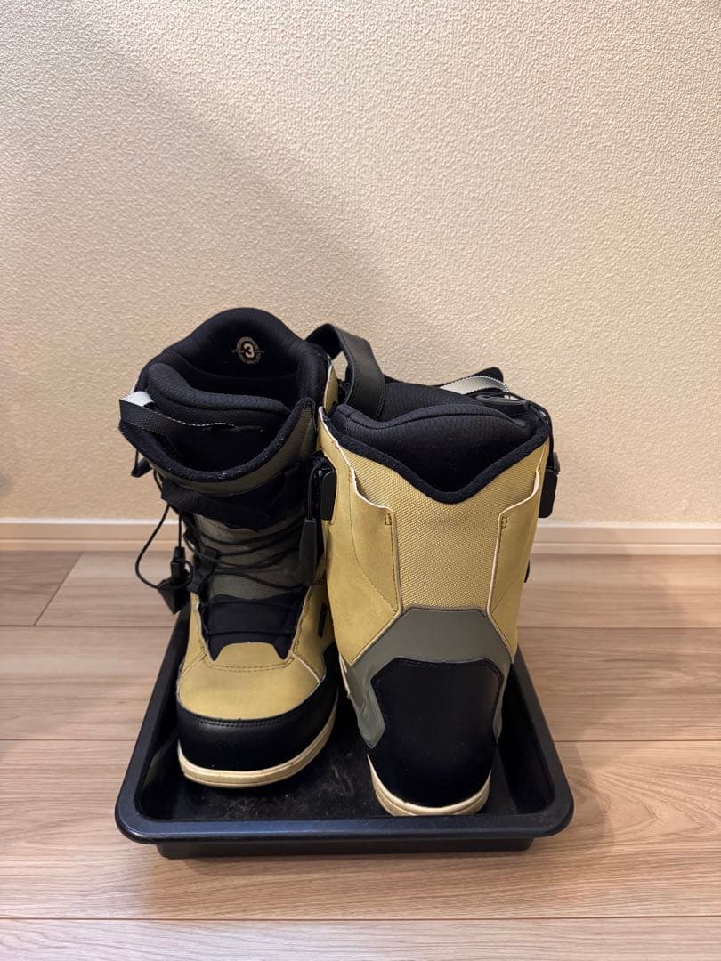 スノーボードブーツ(男性用) イエロー/オリーブ