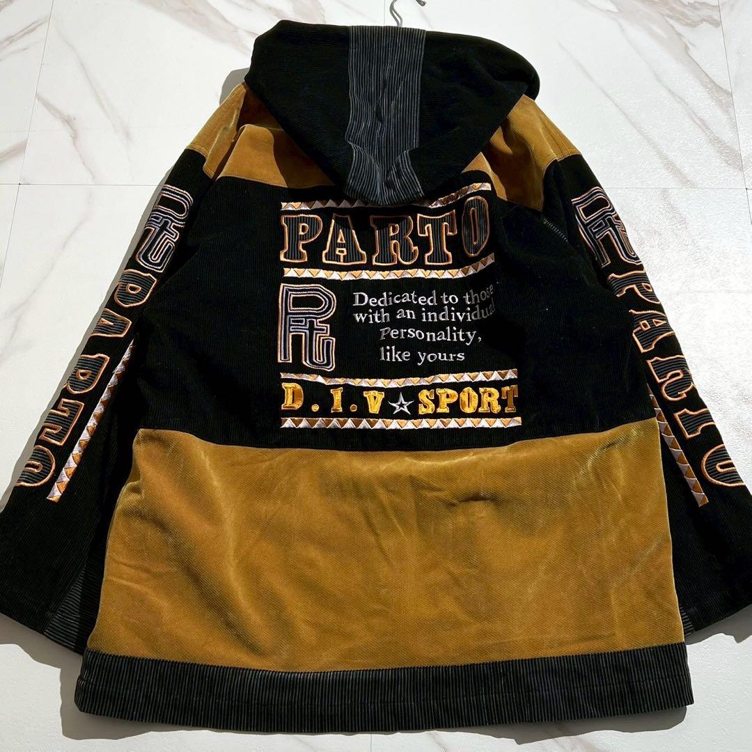 美品✨】PARTO ベロア ジャージ フード セットアップ Y2K 黒 茶