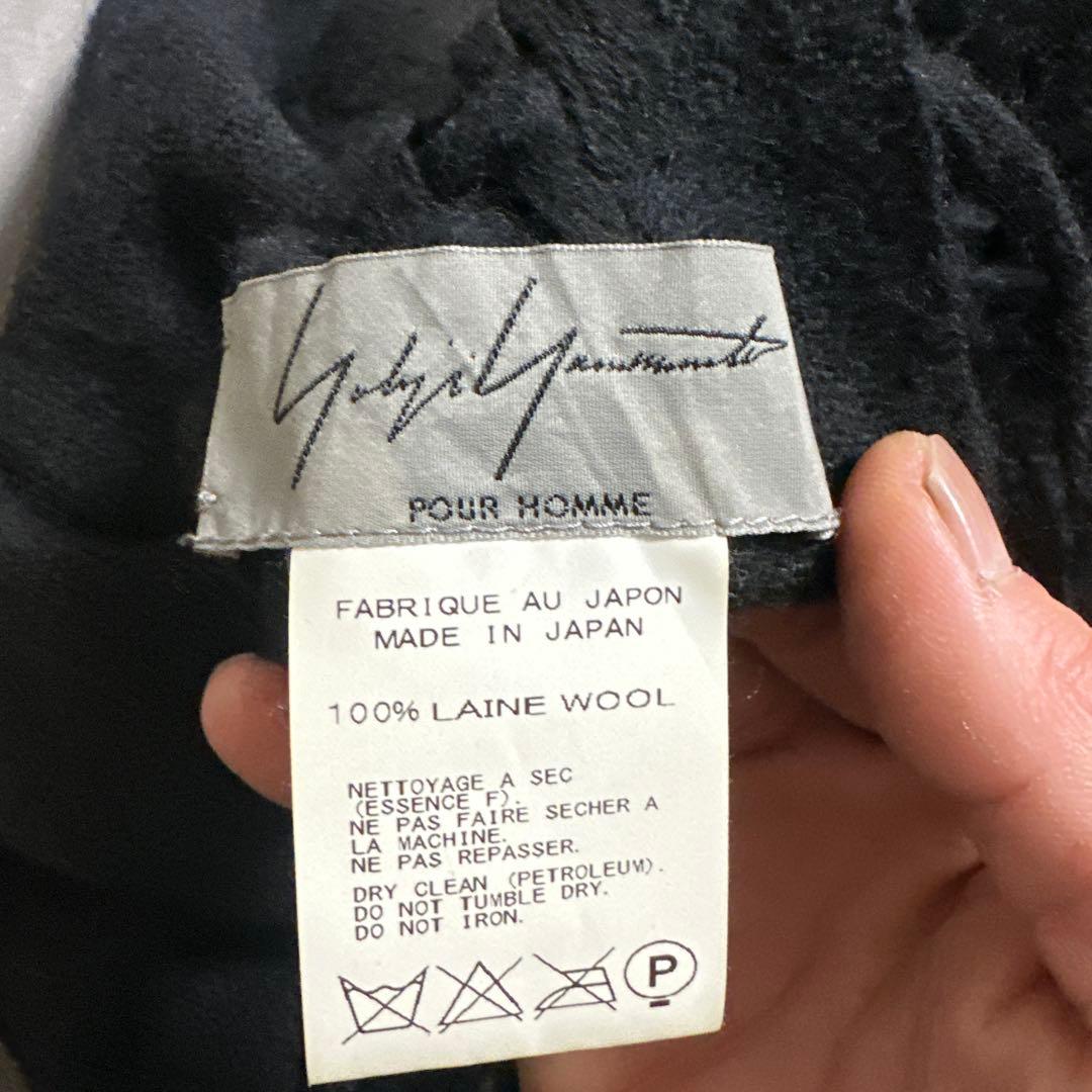 Yohji Yamamoto 大判ラムウールマフラー