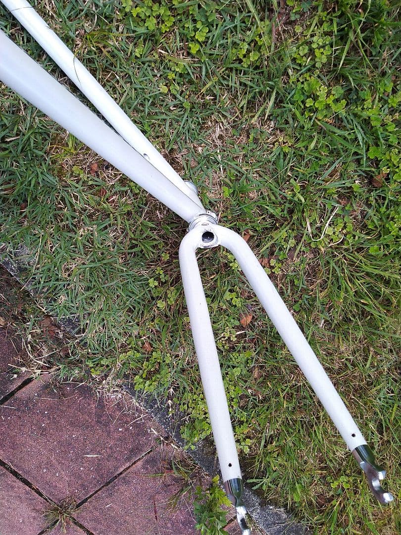 クロモリフレーム C-C550 パールホワイト