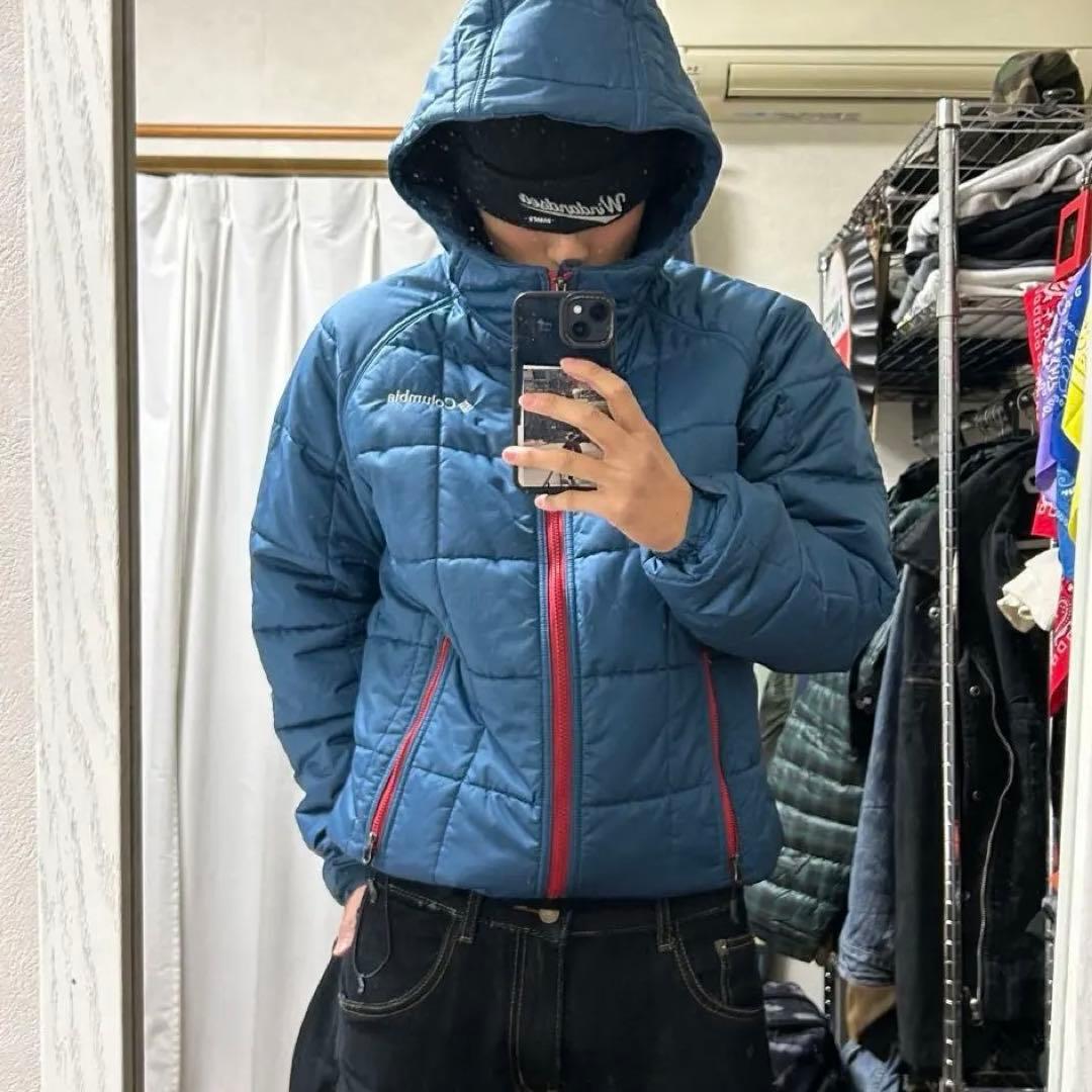 れ*ん様 Columbia 00s 短丈ダウンジャケット y2k ストリート - メルカリ