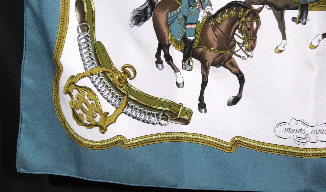 HERMES エルメス　大判スカーフ　カレ90　 D448