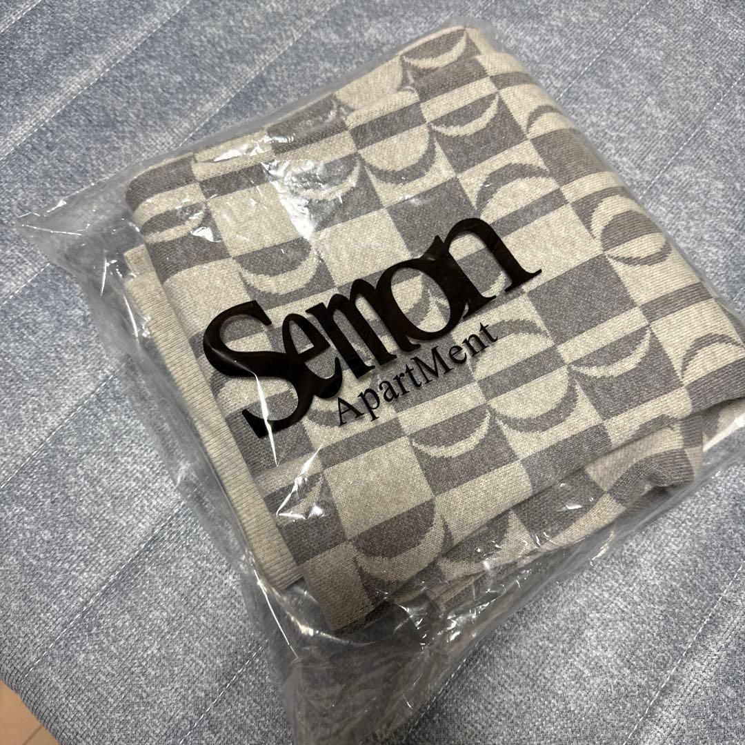 Semon PATTERN JAGGARD KNIT PANTS