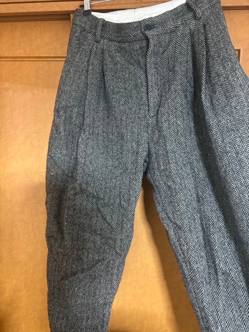 HED MAYNER ヘリンボーン柄 パンツ S
