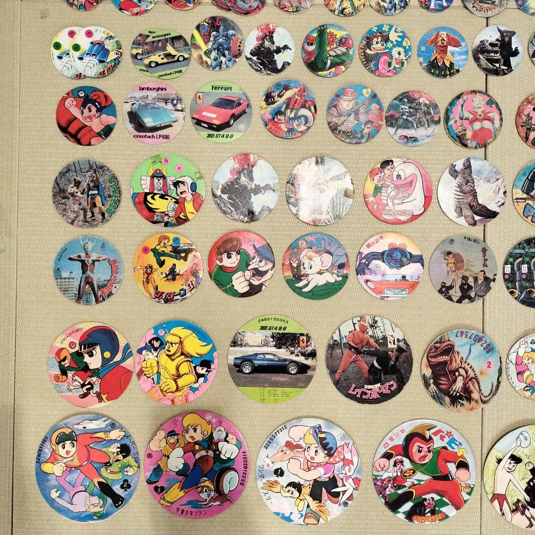 約250個】昭和 レトロ アニメ、特撮キャラクター メンコ まとめ売り