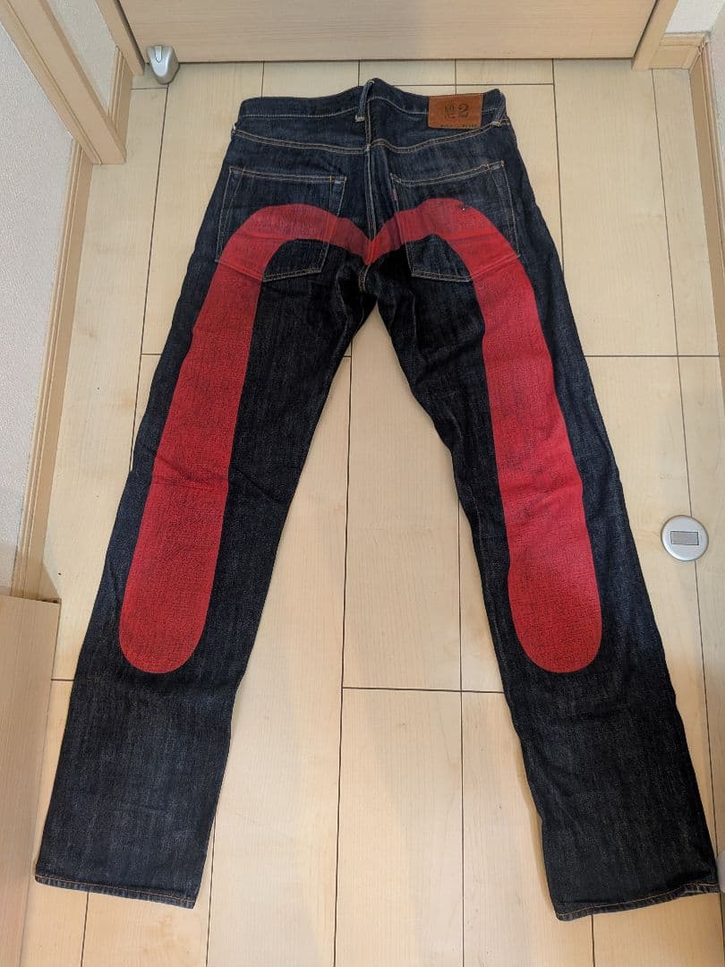 EVISU エヴィス No.2大黒 赤ビッグカモメ 赤耳 32×35 日本製 - パンツ