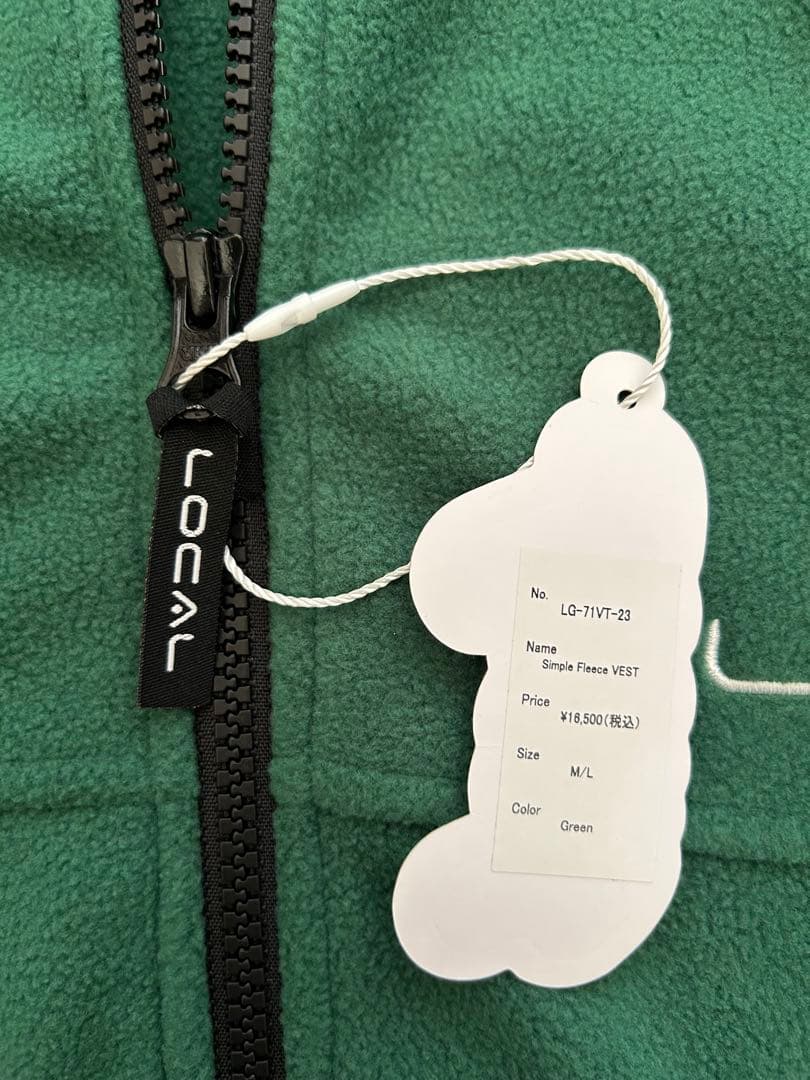 新品　タグ付　ローカルゴルフ　LOCAL GOLF フリースベスト　M/L