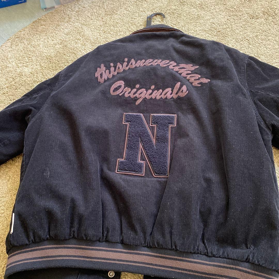 thisisneverthat スタジャン ダークネイビー