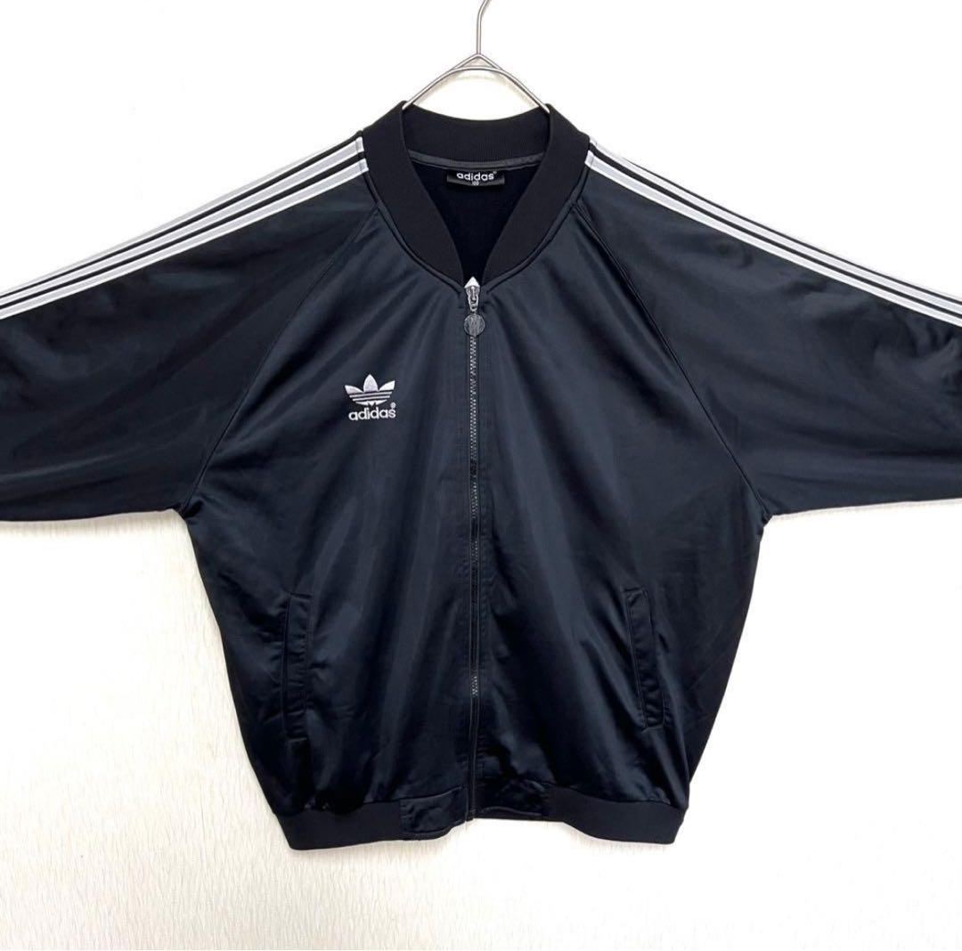 【入手困難】90s adidas ATP復刻トラックジャケット 黒白 L 古着