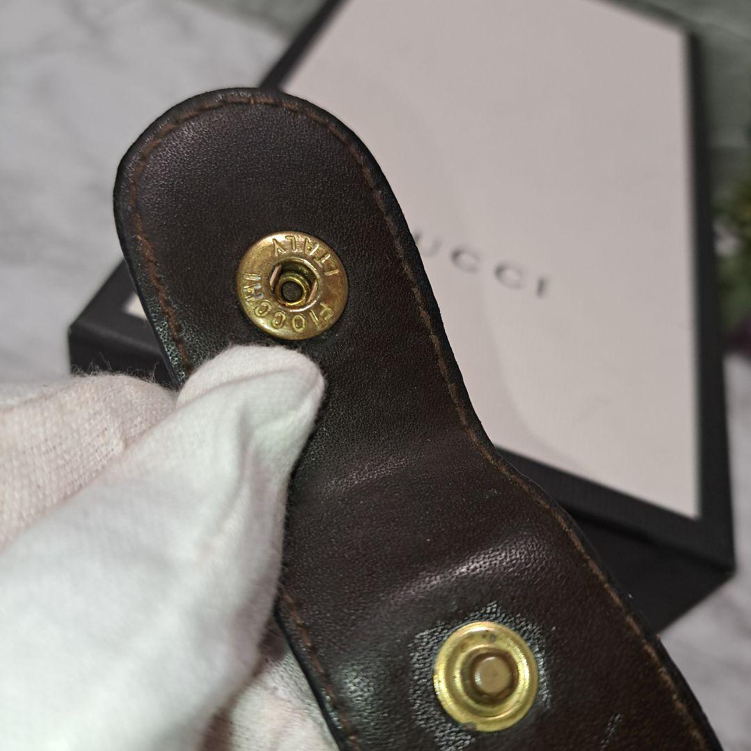 ✨️美品✨️GUCCIグッチレザーベルト 正規品ダブルGG マーモント