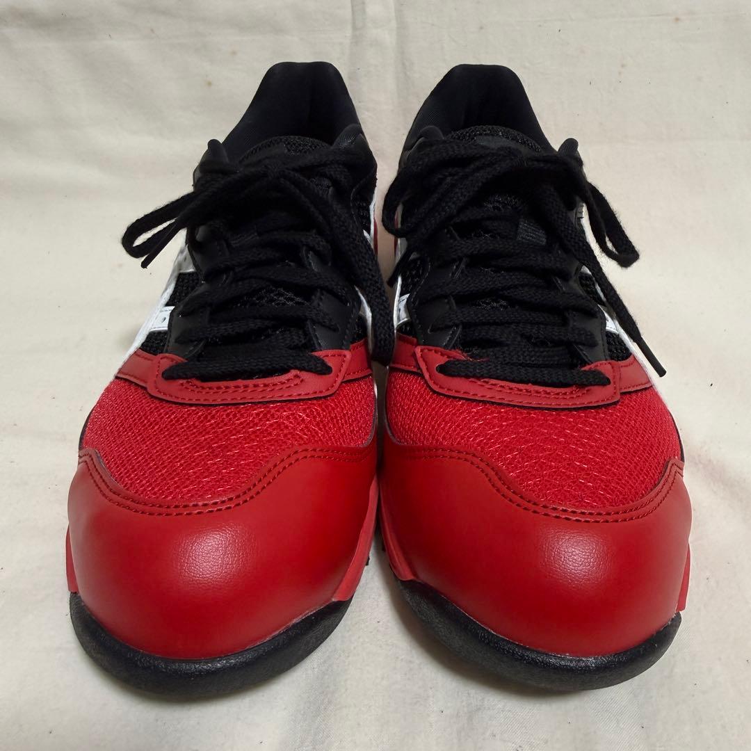 未使用、保管品 24.5cm！ アシックス ウィンジョブ CP210 紐 安全靴