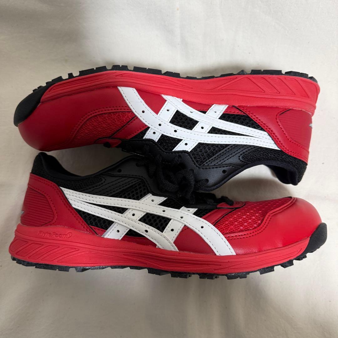 未使用、保管品 24.5cm！ アシックス ウィンジョブ CP210 紐 安全靴