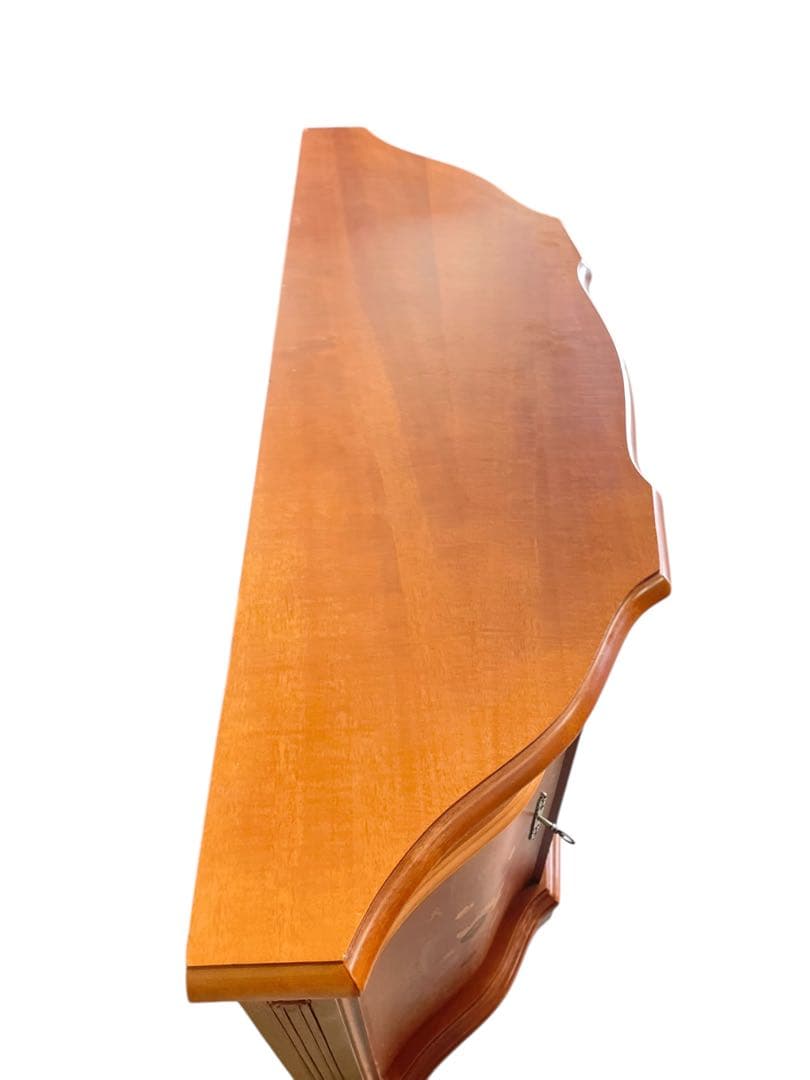 HR563 イタリア 象嵌細工 コンソールキャビネット 鍵3本付 サイドボード