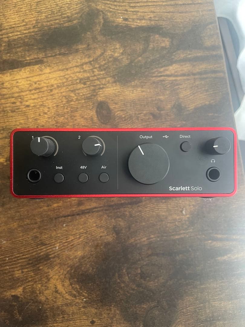 DTM・DAW Focusrite Scarlett Solo 4th generation