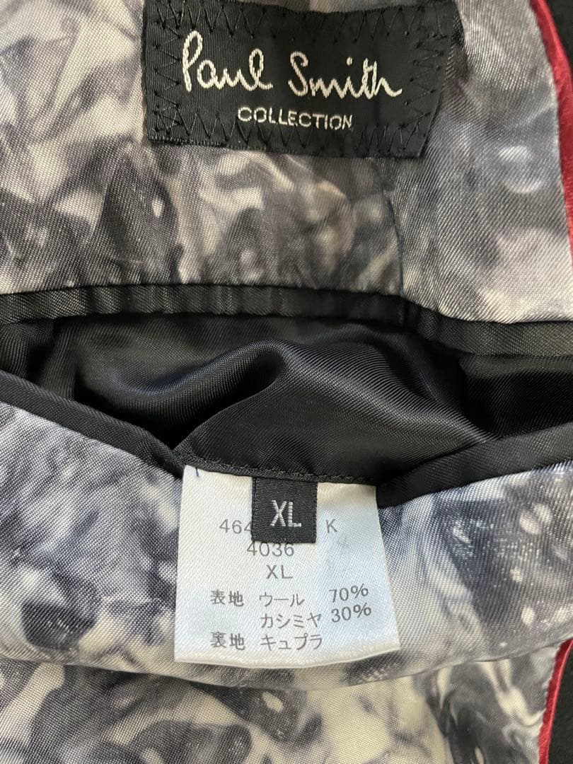 Paul Smith ブラック ステンカラーコート XL