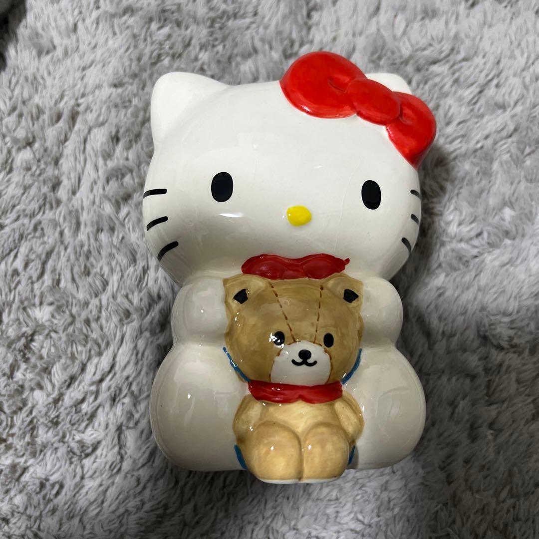 サンリオ ハローキティ 貯金箱 置物レトロ:レア 平成 - メルカリ