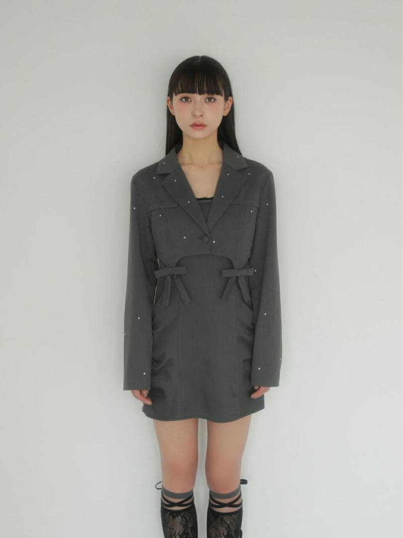 BUBBLES ガーターリボンジャケットワンピース - メルカリ