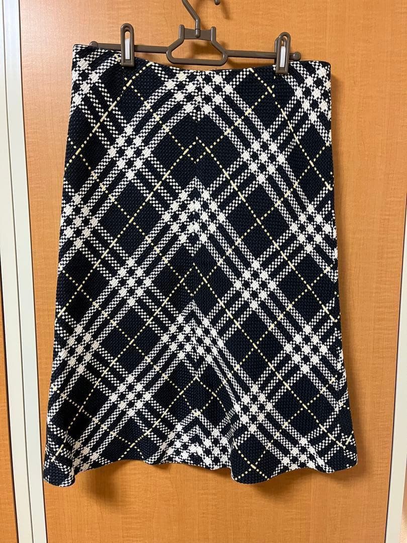 美品XL✨バーバリーロンドン ノバチェックフレアスカート メガチェック