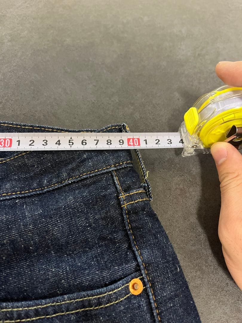 美品 Levi's 501 ネップ 赤耳 BIG E W32 セルビッチ 濃紺 - パンツ