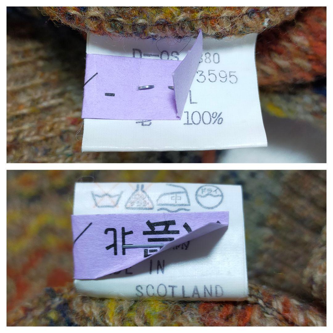 美品　英国製　CHAPS RALPH LAUREN　フェアアイル柄　ニット