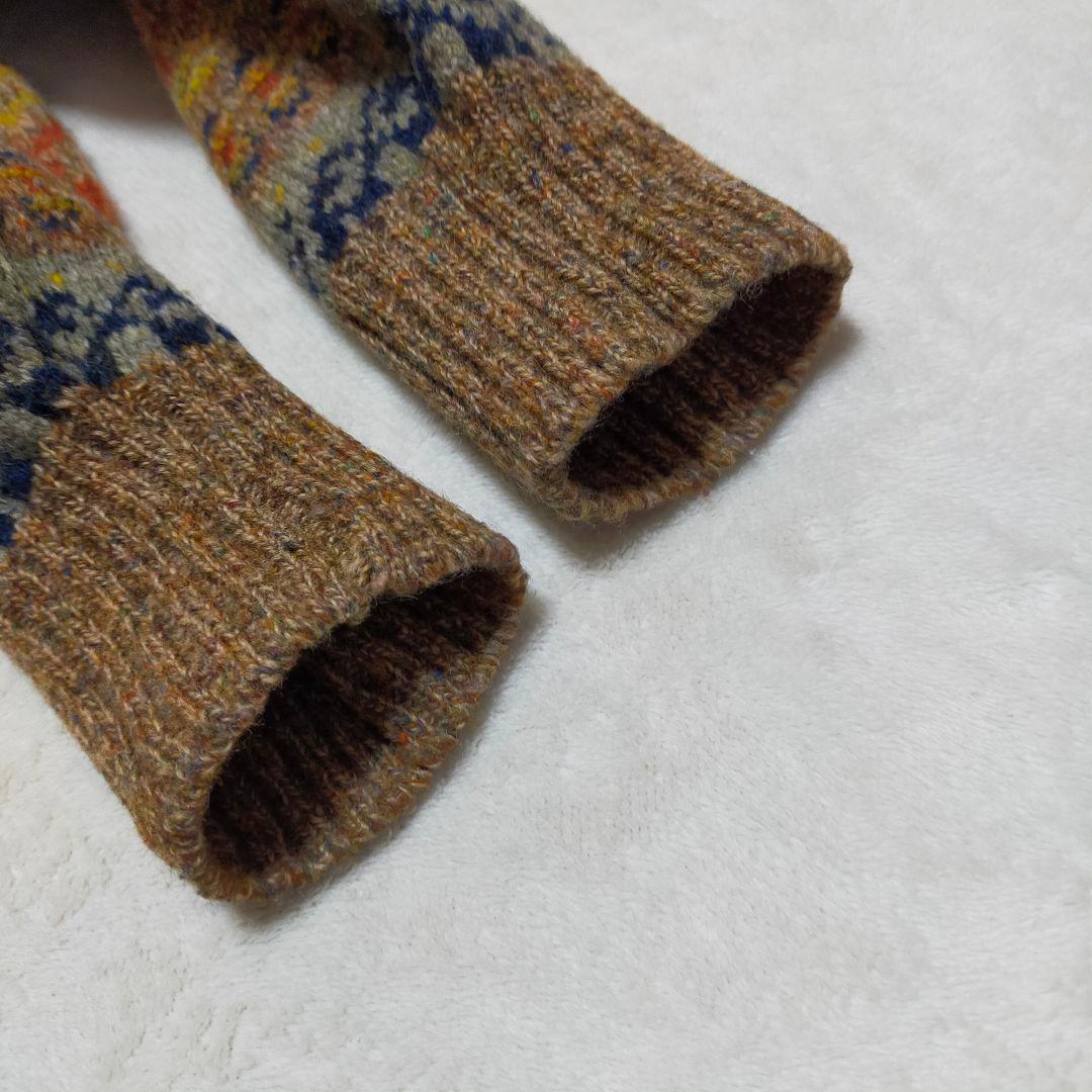 美品　英国製　CHAPS RALPH LAUREN　フェアアイル柄　ニット