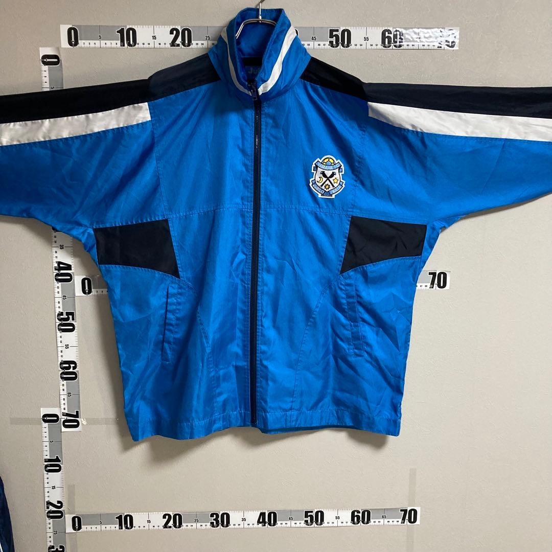 90s YAMAHA ヤマハ ジュビロ磐JUBILO ナイロンジャケット 青