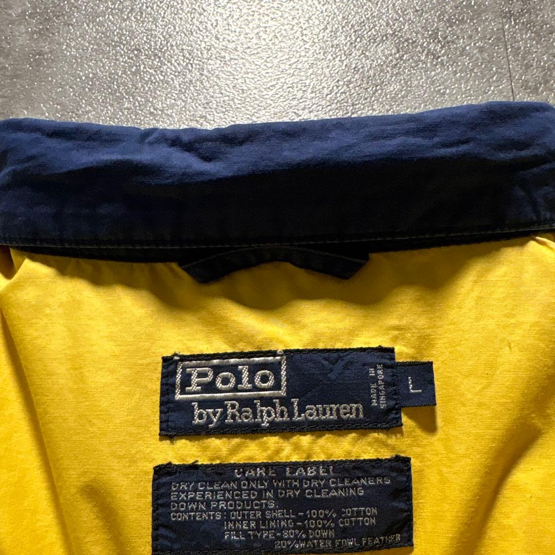 超希少 90s Ralph Lauren reversible down jkt
