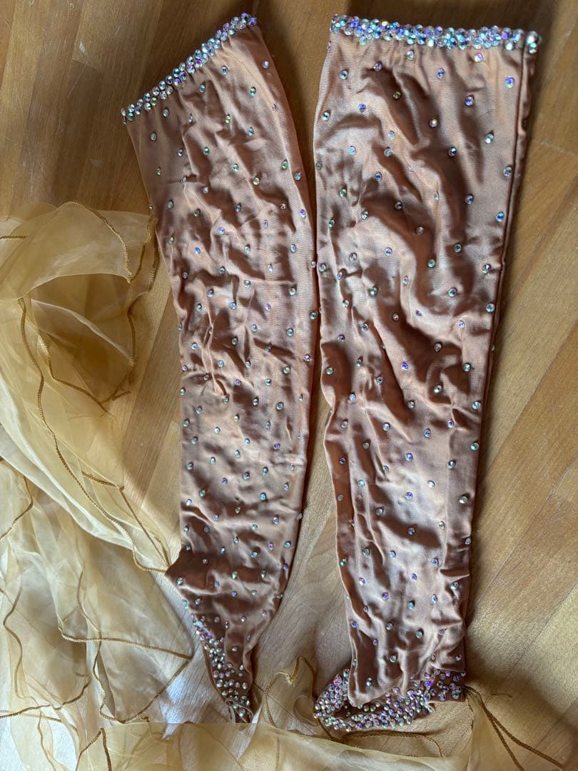 スタンダードレディース衣装　ゴールド　ベージュ　ピンク