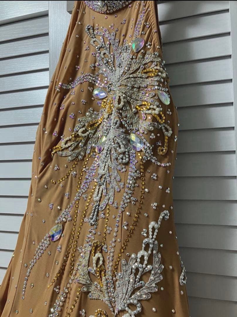 スタンダードレディース衣装　ゴールド　ベージュ　ピンク