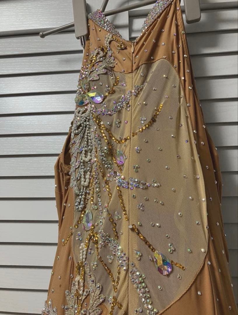 スタンダードレディース衣装　ゴールド　ベージュ　ピンク