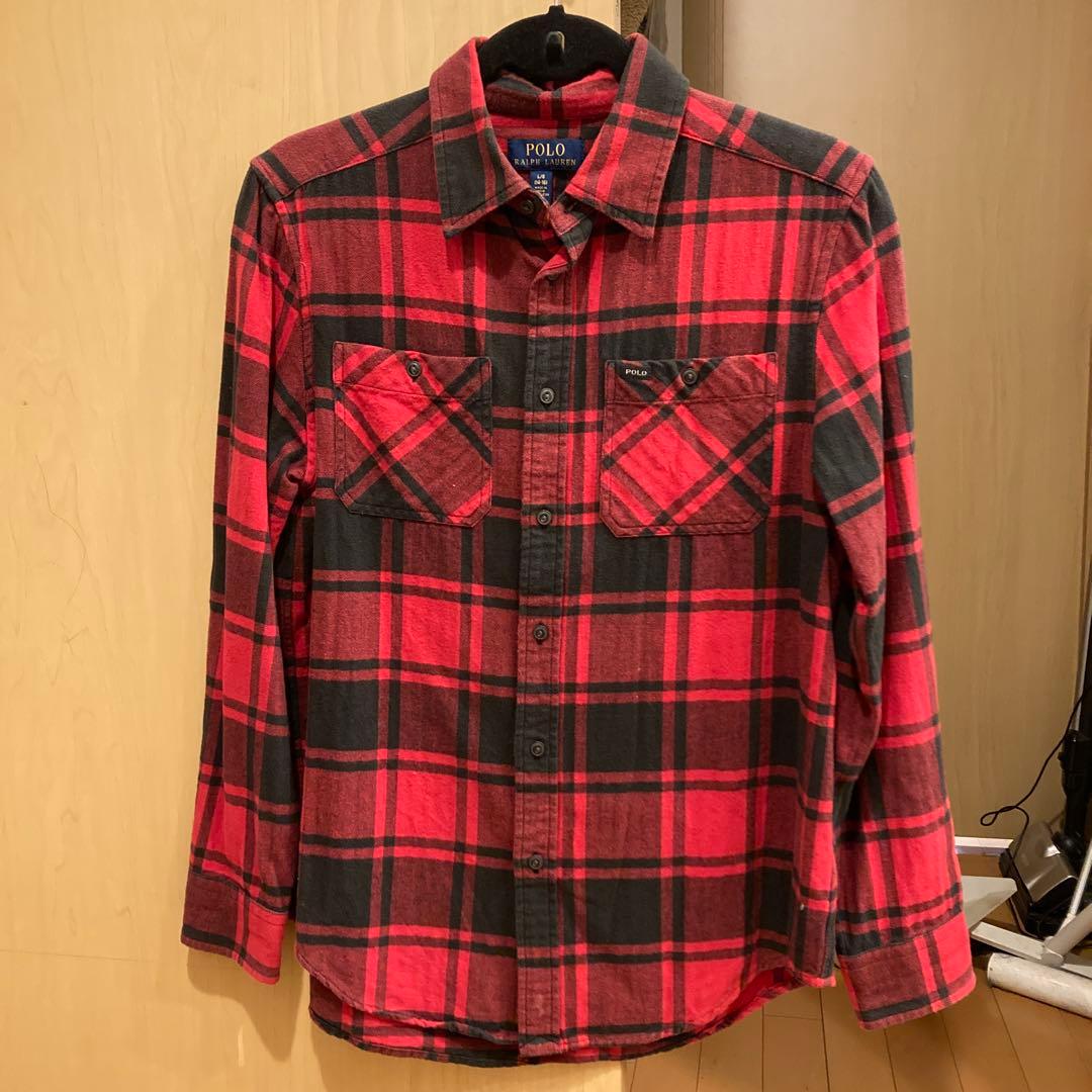 90s Polo by Ralph Lauren オンブレネルシャツ - メルカリ