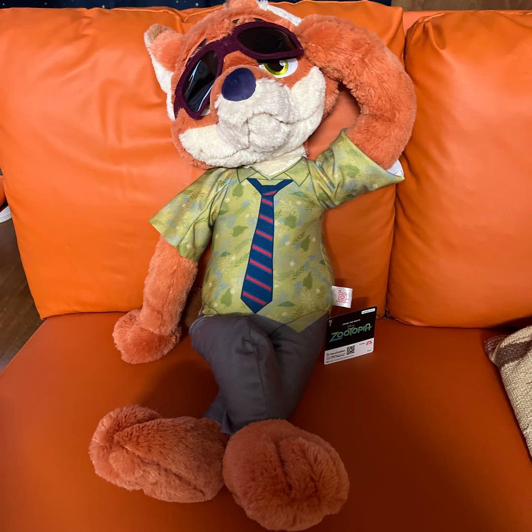 ディズニー ズートピア2 サングラス ニック 超超BIGぬいぐるみ - メルカリ